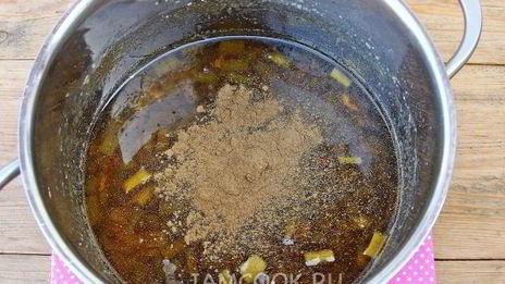 варенье из ревеня с корицей