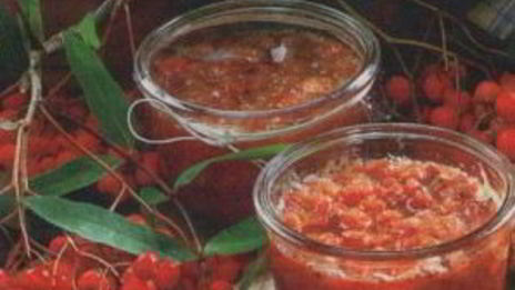 варенье из сладкой рябины