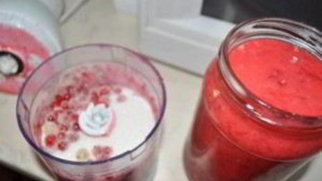 варенье из смородины, перетертое с сахаром