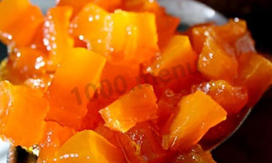 Рецепт варенья из тыквы с курагой