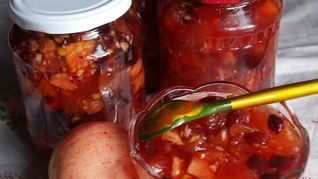 Варенье из яблок с крыжовником и лимоном