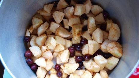 варенье из яблок с крыжовником и лимоном