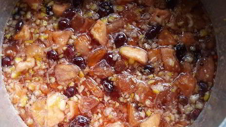 варенье из яблок с крыжовником и лимоном
