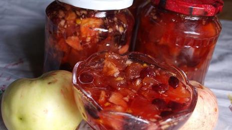 варенье из яблок с крыжовником и лимоном