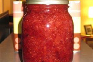 Варенье-пятиминутка из протертой клубники