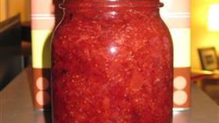 Варенье-пятиминутка из протертой клубники