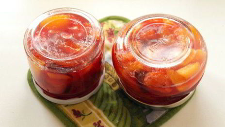 варенье с нектарином, сливой и абрикосами