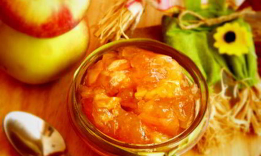 Рецепт яблочного конфитюра за 3 минутки