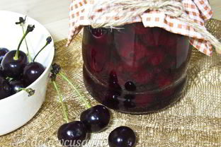 Вишня в собственном соку на зиму