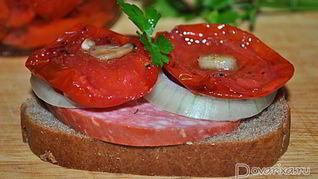 Вяленые помидоры в микроволновке