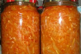 Заготовка тыквы с болгарским перцем на зиму