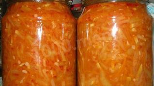 Заготовка тыквы с болгарским перцем на зиму