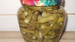 Закатка спаржевой фасоли на зиму