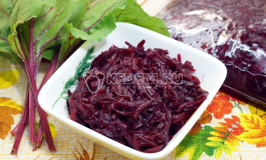 Рецепт заморозки свеклы на зиму