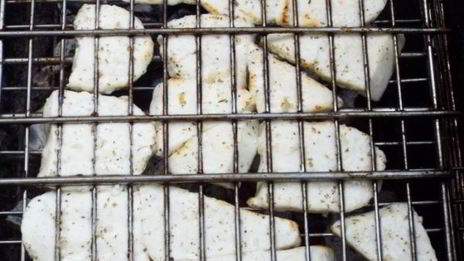 адыгейский сыр на гриле