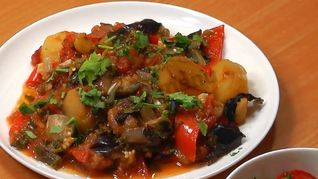 Аджапсандал на гриле