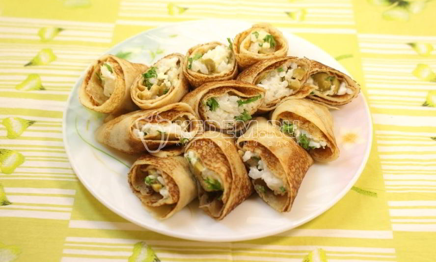 Рецепт блинной закуски