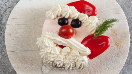 бутерброд дед мороз