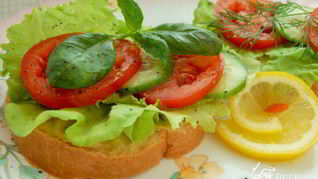 Бутерброд с авокадо