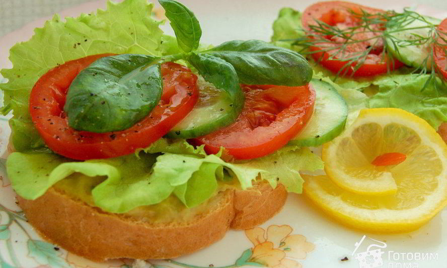 Рецепт бутерброда с авокадо