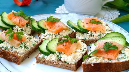 Бутерброды на 8 марта