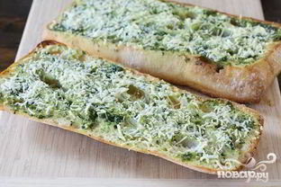 Бутерброды с базиликовым маслом