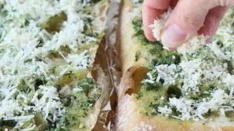 бутерброды с базиликовым маслом