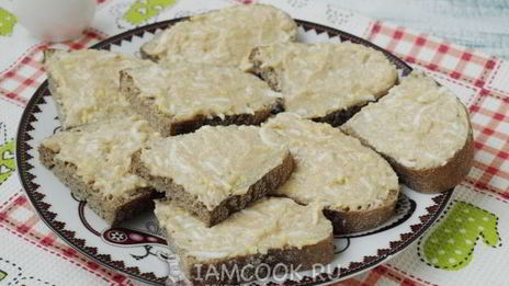 бутерброды с икрой сайды