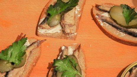 бутерброды со шпортами