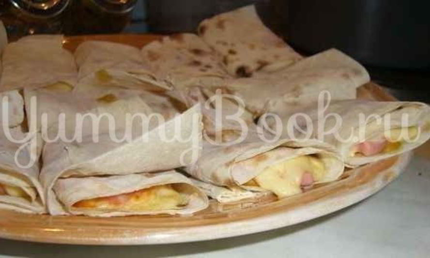 Рецепт бутербродов в лаваше