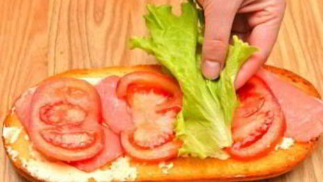 быстрые бутерброды на стол