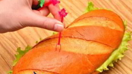 быстрые бутерброды на стол