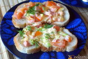 Горячие бутерброды Мозаика