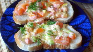 Горячие бутерброды Мозаика