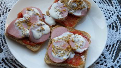 горячие бутерброды за 2 минуты в микроволновке