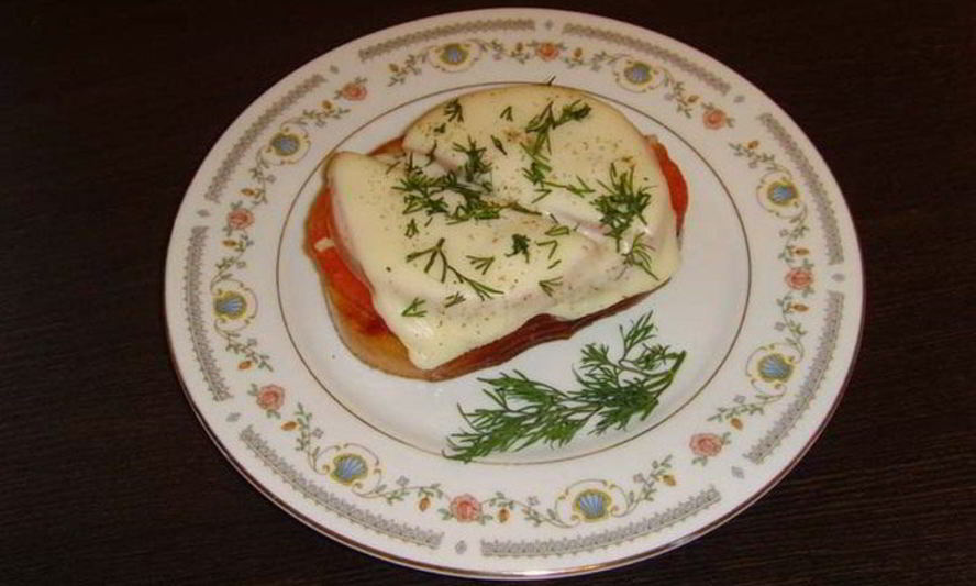 Рецепт горячего бутерброда