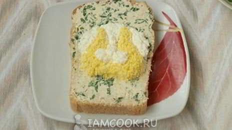 новогодние бутерброды собачки