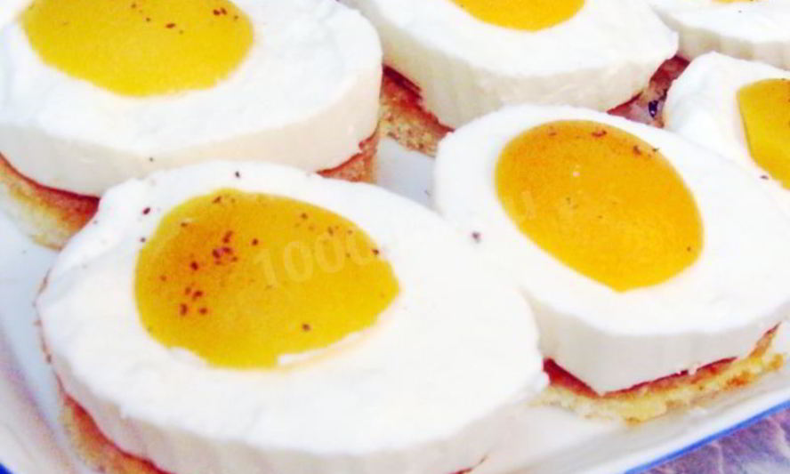 Рецепт пирожного бутерброд с яйцом