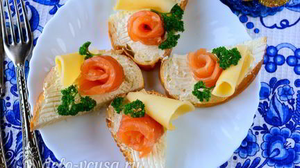 Праздничные бутерброды