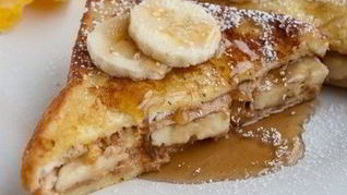 Шоколадный бутерброд с бананом