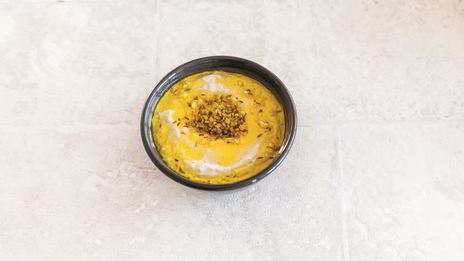 быстрый хумус из фасоли с имбирем