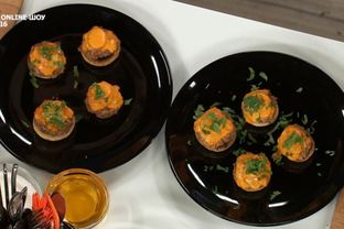 Чизбургер из грибов