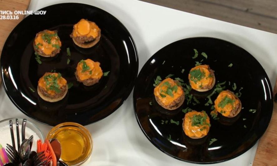 Рецепт чизбургера из грибов