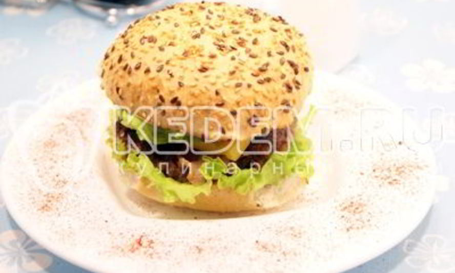 Рецепт чизбургера с беконом