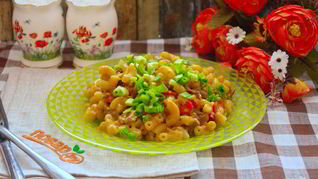 Макароны Чизбургер