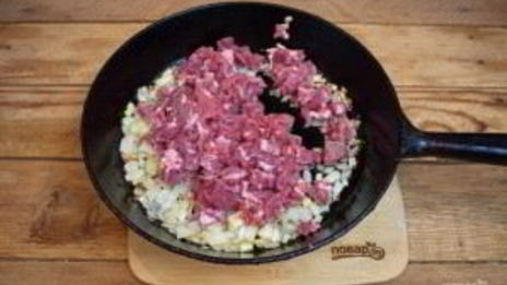 макароны чизбургер