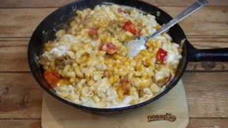 макароны чизбургер