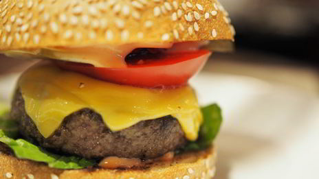 мраморный чизбургер