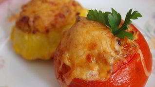 Фаршированные помидоры рыбой