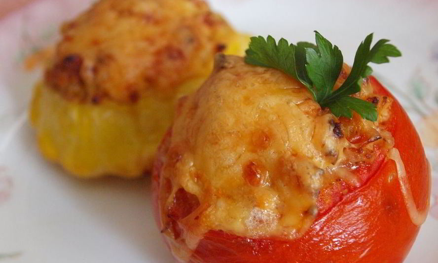 Рецепт фаршированных помидоров рыбой